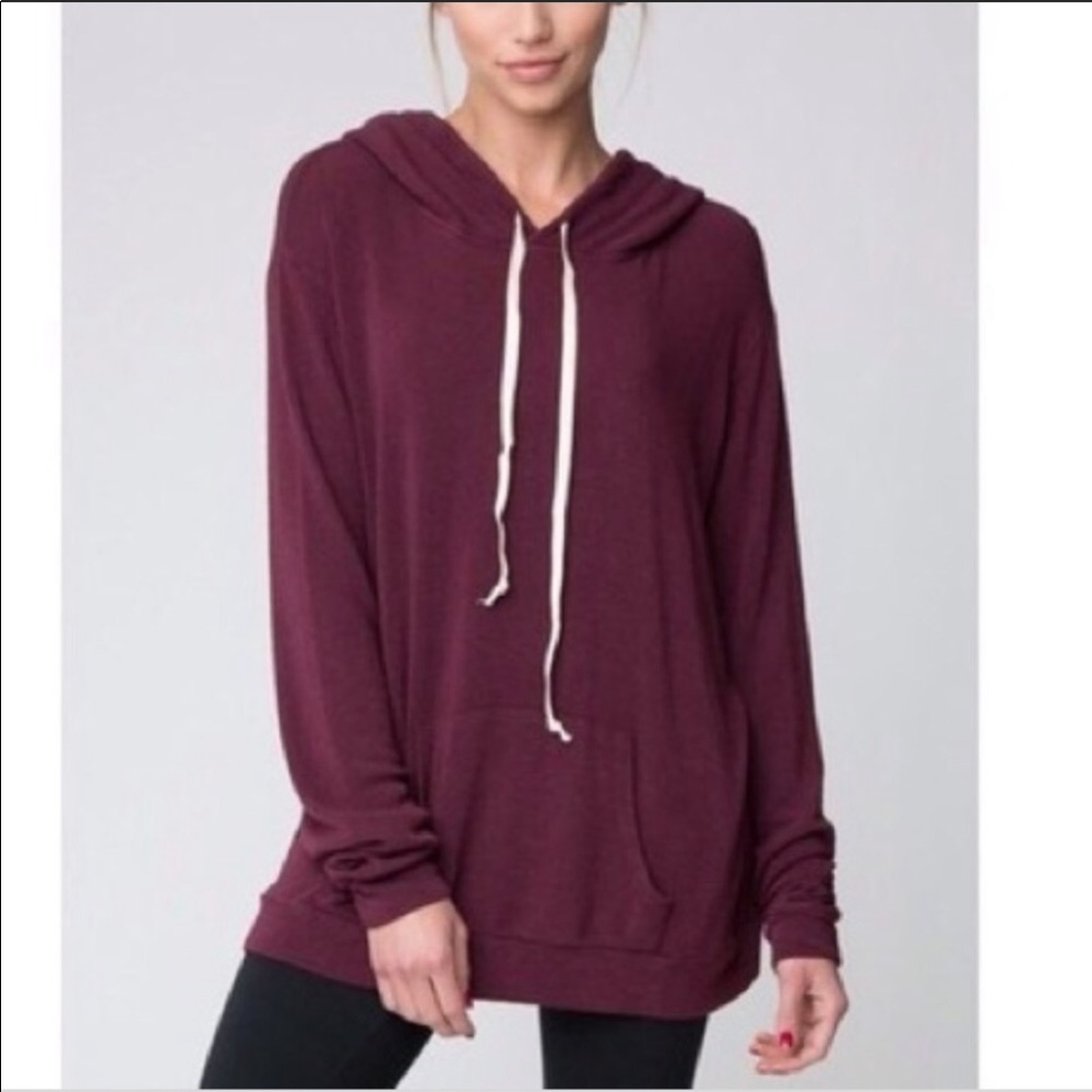 BRANDY MELVILLE MAROON HOODIE